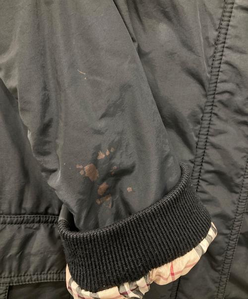 BURBERRY LONDON（バーバリーロンドン）BURBERRY LONDON (バーバリーロンドン) 裏ノヴァチェック中綿ダッフルコート ブラック サイズ:150Aの古着・服飾アイテム