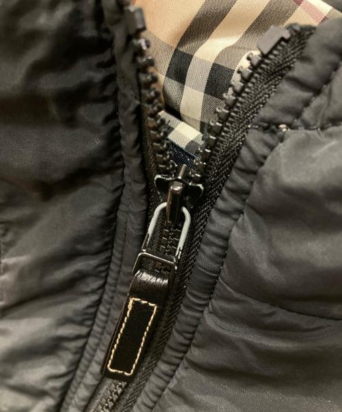BURBERRY LONDON（バーバリーロンドン）BURBERRY LONDON (バーバリーロンドン) 裏ノヴァチェック中綿ダッフルコート ブラック サイズ:150Aの古着・服飾アイテム