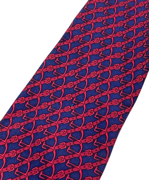 HERMES（エルメス）HERMES (エルメス) 総柄ネクタイ レッド サイズ:表記なしの古着・服飾アイテム