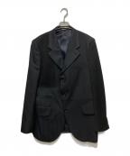 COMME des GARCONS HOMME DEUXコムデギャルソン オム ドゥ）の古着「パッチワークテーラードジャケット」｜ブラック×チャコールグレー