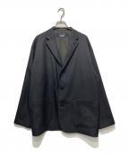COMME des GARCONS HOMMEコムデギャルソン オム）の古着「26SS ウールギャバ3Bジャケット/テーラードジャケット」｜グレー