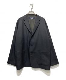 COMME des GARCONS HOMME（コムデギャルソン オム）の古着「26SS ウールギャバ3Bジャケット/テーラードジャケット」｜グレー