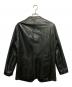 ARMANI COLLEZIONI (アルマーニ コレツィオーニ) ラムレザージャケット ブラック サイズ:50：30000円