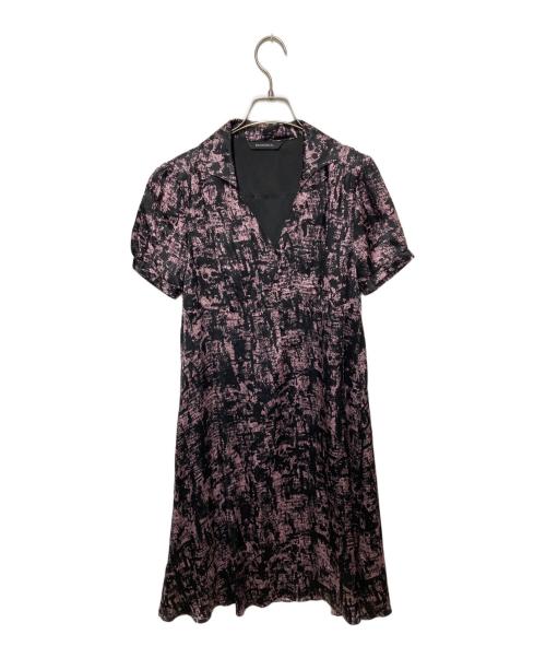 hysterics（ヒステリックス）hysterics (ヒステリックス) シルク総柄ワンピース ブラック サイズ:FREEの古着・服飾アイテム