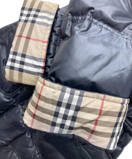 BURBERRY BLUE LABEL（バーバリー ブルー レーベル）BURBERRY BLUE LABEL (バーバリー ブルー レーベル) ダウンコート ブラック サイズ:38の古着・服飾アイテム