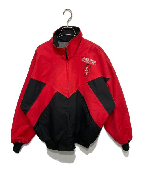 Wrangler（ラングラー）Wrangler (ラングラー) 80s-90s 裏ブランケットスポーツジャケット レッド サイズ:Lの古着・服飾アイテム