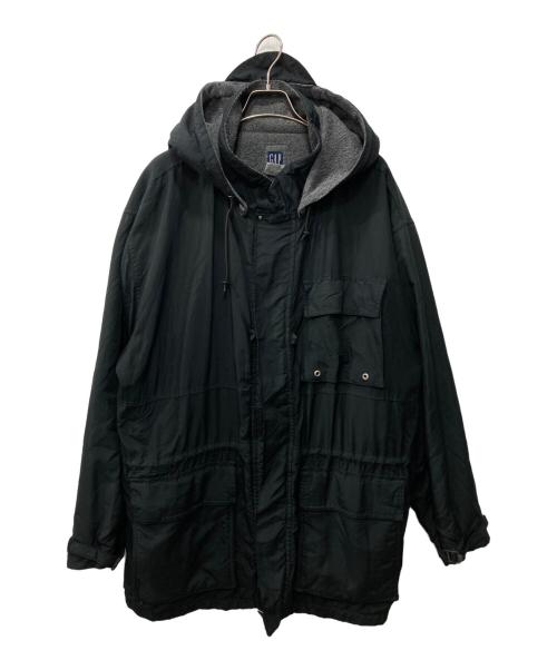 OLD GAP（オールドギャップ）OLD GAP (オールドギャップ) フーデッドジャケット ブラック サイズ:Lの古着・服飾アイテム