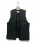 BEAMS BOY（ビームスボーイ）の古着「リップ サーモ ライナー ベスト」｜ブラック