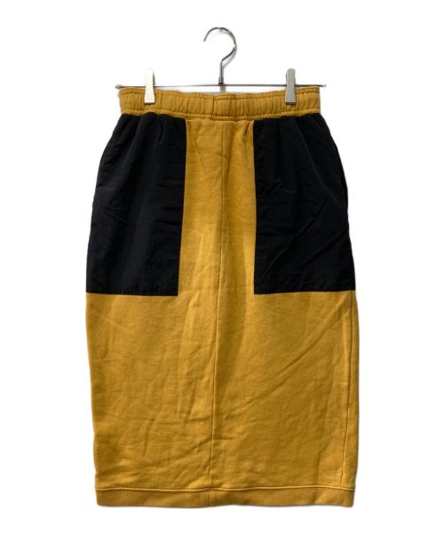 stussy（ステューシー）stussy (ステューシー) スウェットスカート イエロー サイズ:XSの古着・服飾アイテム