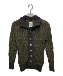S.N.S. HERNING（エスエヌエスハーニング）の古着「Stark Cardigan/ニットジャケット」｜カーキ