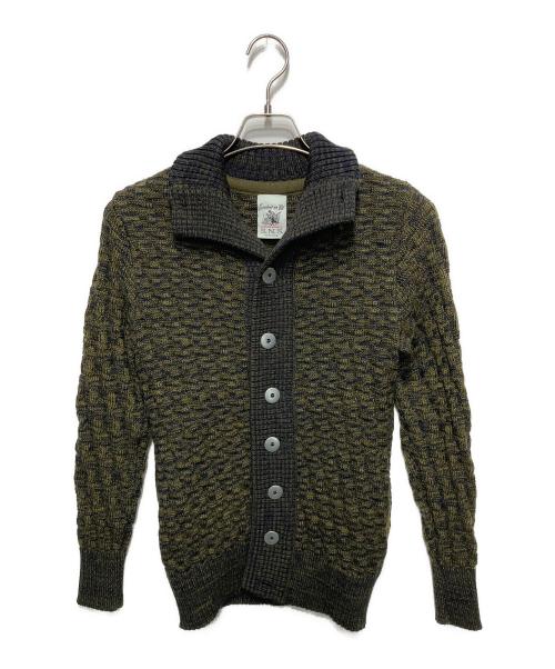 S.N.S. HERNING（エスエヌエスハーニング）S.N.S. HERNING (エスエヌエスハーニング) Stark Cardigan/ニットジャケット カーキ サイズ:XSの古着・服飾アイテム