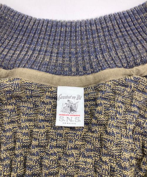 S.N.S. HERNING（エスエヌエスハーニング）S.N.S. HERNING (エスエヌエスハーニング) Stark Cardigan/ニットジャケット カーキ サイズ:XSの古着・服飾アイテム