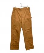 CarHarttカーハート）の古着「FIRM DUCK DOUBLE FRONT UTILITY WORK PANT/ワークパンツ/LOOSE FIT」｜ブラウン