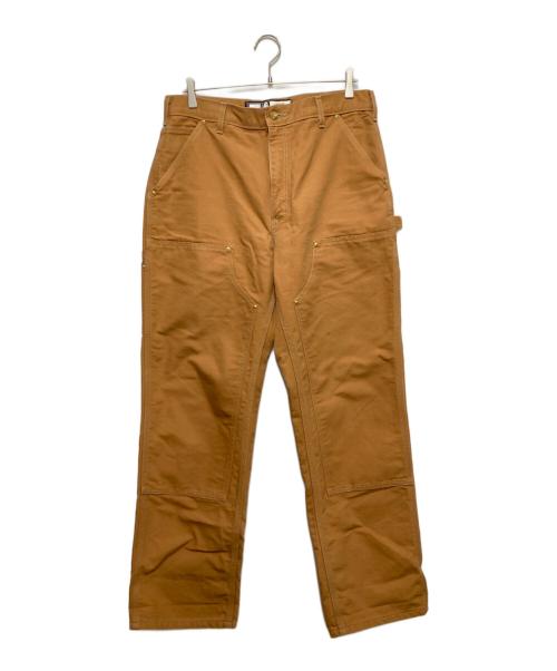 CarHartt（カーハート）CarHartt (カーハート) FIRM DUCK DOUBLE FRONT UTILITY WORK PANT/ワークパンツ/LOOSE FIT ブラウン サイズ:W34の古着・服飾アイテム