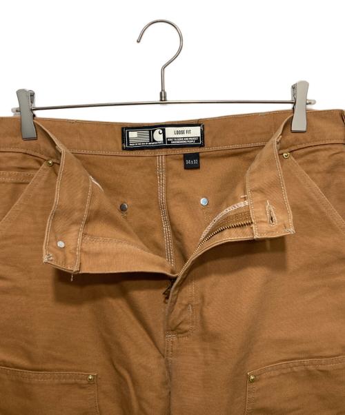 CarHartt（カーハート）CarHartt (カーハート) FIRM DUCK DOUBLE FRONT UTILITY WORK PANT/ワークパンツ/LOOSE FIT ブラウン サイズ:W34の古着・服飾アイテム
