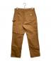 CarHartt (カーハート) FIRM DUCK DOUBLE FRONT UTILITY WORK PANT/ワークパンツ/LOOSE FIT ブラウン サイズ:W34：8000円