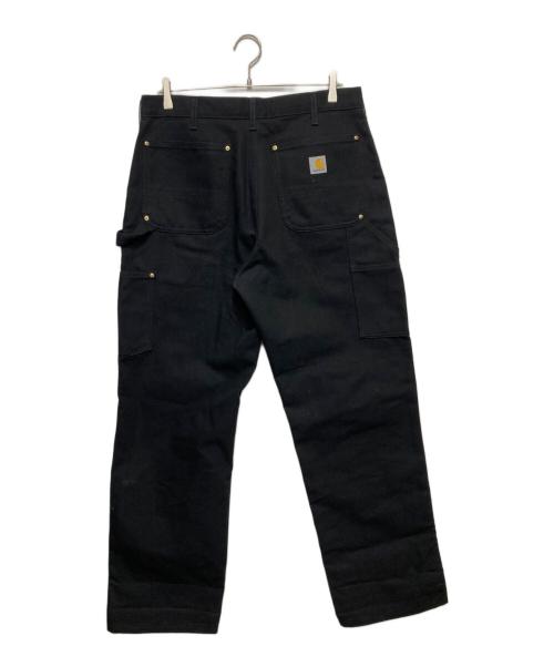 CarHartt（カーハート）CarHartt (カーハート) ワークパンツ/FIRM DUCK DOUBLE-FRONT DUNGAREE/B01-M ブラック サイズ:W34の古着・服飾アイテム