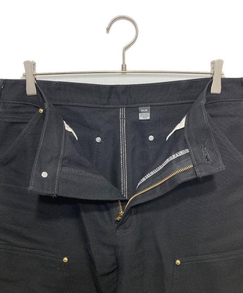 CarHartt（カーハート）CarHartt (カーハート) ワークパンツ/FIRM DUCK DOUBLE-FRONT DUNGAREE/B01-M ブラック サイズ:W34の古着・服飾アイテム