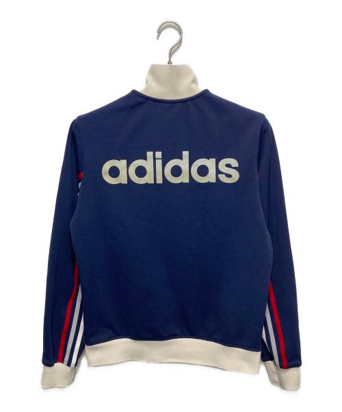adidas（アディダス）adidas (アディダス) バックロゴトラックジャケット ネイビー サイズ:Mの古着・服飾アイテム
