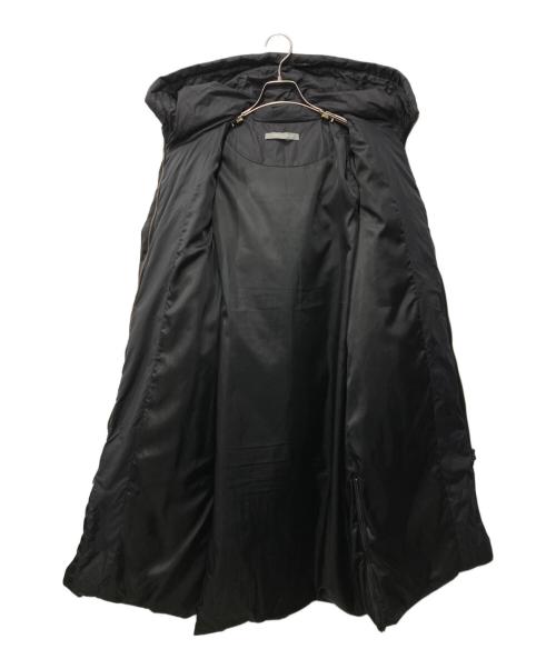 theory luxe（セオリーリュクス）theory luxe (セオリーリュクス) サイドスリットジップロングダウンジャケット ブラック サイズ:38の古着・服飾アイテム