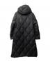 theory luxe (セオリーリュクス) サイドスリットジップロングダウンジャケット ブラック サイズ:38：8000円