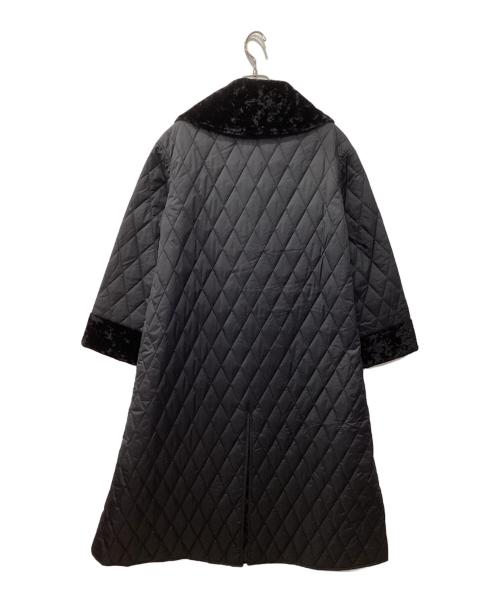 RAY BEAMS（レイ ビームス）RAY BEAMS (レイ ビームス) キルティング Aライン コート ブラックの古着・服飾アイテム