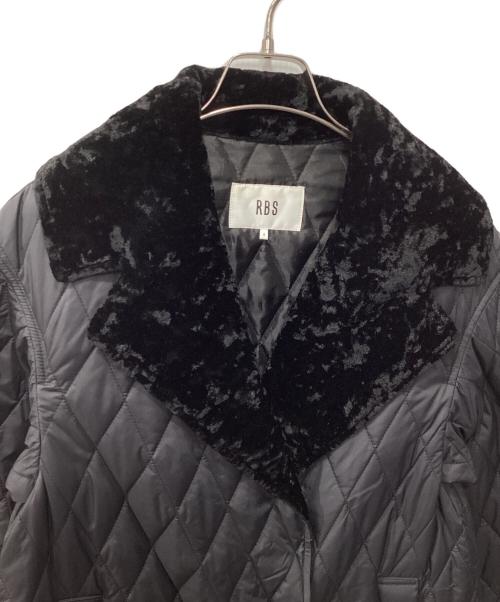 RAY BEAMS（レイ ビームス）RAY BEAMS (レイ ビームス) キルティング Aライン コート ブラックの古着・服飾アイテム