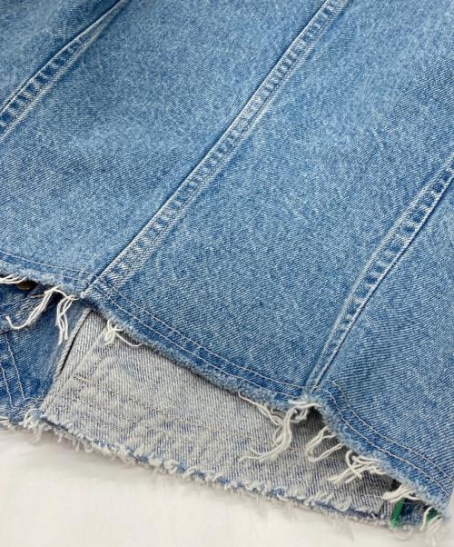 OUT OF FRAME（アウトオブフレーム）OUT OF FRAMe (アウトオブフレーム) デニムドッキングミニベスト インディゴ サイズ:Fの古着・服飾アイテム