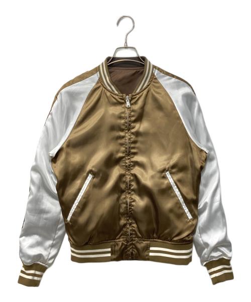 ALPHA（アルファ）ALPHA (アルファ) リバーシブルフライトジャケット ブラウン サイズ:Sの古着・服飾アイテム