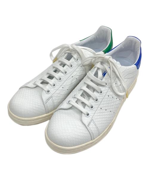 adidas（アディダス）adidas (アディダス) スタンスミス Recon イタリアンクロコ/ローカットスニーカー ホワイト サイズ:27.5の古着・服飾アイテム