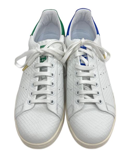 adidas（アディダス）adidas (アディダス) スタンスミス Recon イタリアンクロコ/ローカットスニーカー ホワイト サイズ:27.5の古着・服飾アイテム