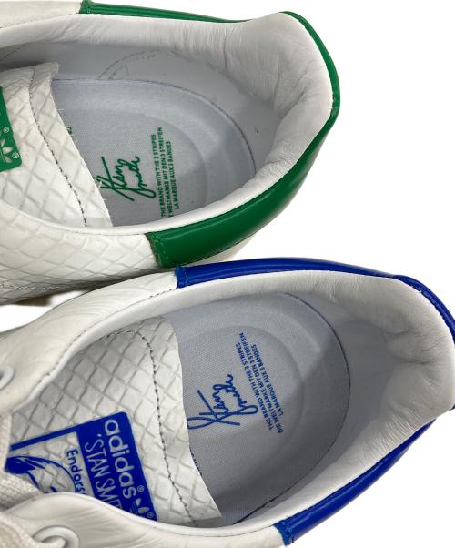 adidas（アディダス）adidas (アディダス) スタンスミス Recon イタリアンクロコ/ローカットスニーカー ホワイト サイズ:27.5の古着・服飾アイテム