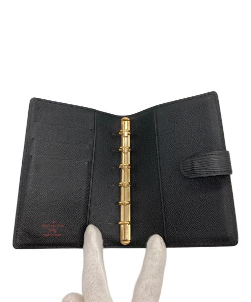 LOUIS VUITTON（ルイ ヴィトン）LOUIS VUITTON (ルイ ヴィトン) 手帳カバー/ アジェンダPM ブラックの古着・服飾アイテム