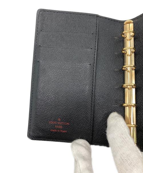 LOUIS VUITTON（ルイ ヴィトン）LOUIS VUITTON (ルイ ヴィトン) 手帳カバー/ アジェンダPM ブラックの古着・服飾アイテム