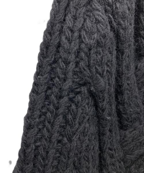 Venit（ヴェニット）Venit (ヴェニット) NOBLE別注/ハンドニットカーディガン ブラック サイズ:38の古着・服飾アイテム