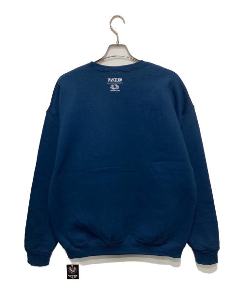 RADIO EVA（ラヂオエヴァ）RADIO EVA (ラヂオエヴァ) FRUIT OF THE LOOM (フルーツオブザルーム) EVA/裏起毛スウェット ネイビー サイズ:XLの古着・服飾アイテム