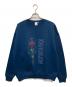 RADIO EVA（ラヂオエヴァ）の古着「EVA/裏起毛スウェット」｜ネイビー