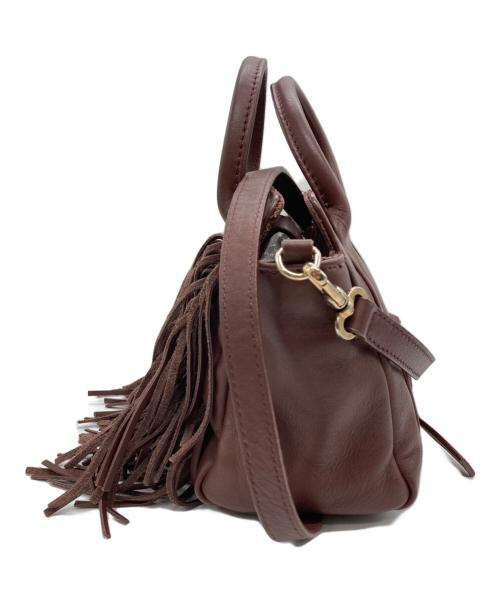 CHRISTIAN VILLA（クリスチャンヴィラ）CHRISTIAN VILLA (クリスチャンヴィラ) ショルダーバッグ ブラウンの古着・服飾アイテム