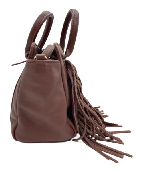 CHRISTIAN VILLA（クリスチャンヴィラ）CHRISTIAN VILLA (クリスチャンヴィラ) ショルダーバッグ ブラウンの古着・服飾アイテム