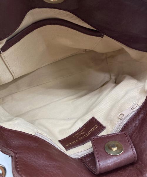 CHRISTIAN VILLA（クリスチャンヴィラ）CHRISTIAN VILLA (クリスチャンヴィラ) ショルダーバッグ ブラウンの古着・服飾アイテム