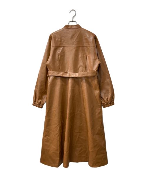 jouetie（ジュエティ）jouetie (ジュエティ) レイヤードショップコート/フェイクレザーコート ネイビー サイズ:Mの古着・服飾アイテム