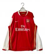 NIKEナイキ）の古着「06-08 アーセナルFCホームユニフォーム/ゲームシャツ」｜レッド