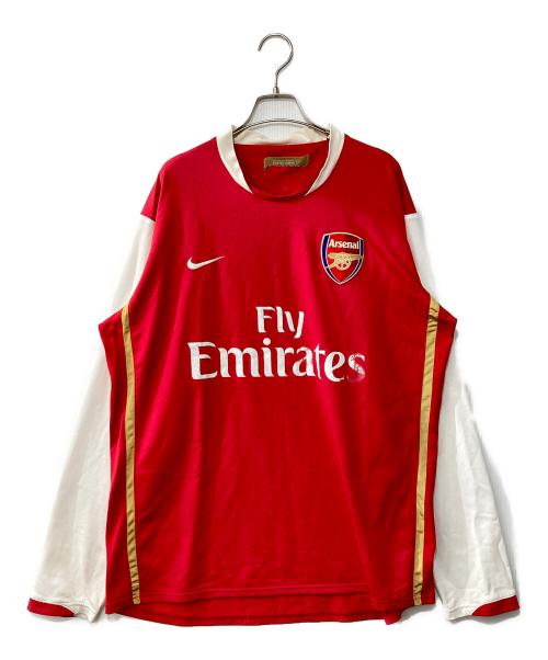 NIKE（ナイキ）NIKE (ナイキ) 06-08 アーセナルFCホームユニフォーム/ゲームシャツ レッド サイズ:表記なしの古着・服飾アイテム