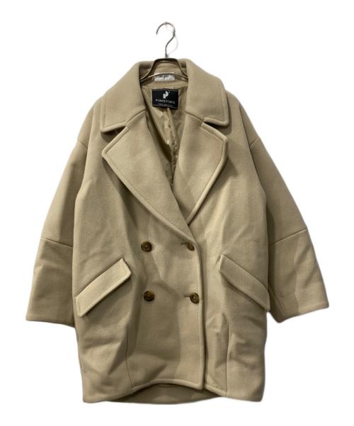 Snidel（スナイデル）Snidel (スナイデル) PNTETORTO/ウールコクーンダブルコート ベージュ サイズ:1の古着・服飾アイテム