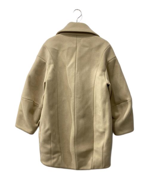 Snidel（スナイデル）Snidel (スナイデル) PNTETORTO/ウールコクーンダブルコート ベージュ サイズ:1の古着・服飾アイテム