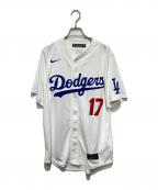 NIKEナイキ）の古着「半袖カットソー/ドジャース 大谷翔平 リミテッドユニフォーム」｜ホワイト