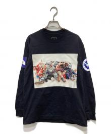 THE NORTH FACE（ザ ノース フェイス）の古着「L/S TRANS Antarctica TEE ブラック 22FW-I/ロングスリーブカットソー」｜ブラック
