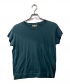 MARGARET HOWELLマーガレットハウエル）の古着「PLAIN COTTON JERSEY半袖カットソー」｜グリーン