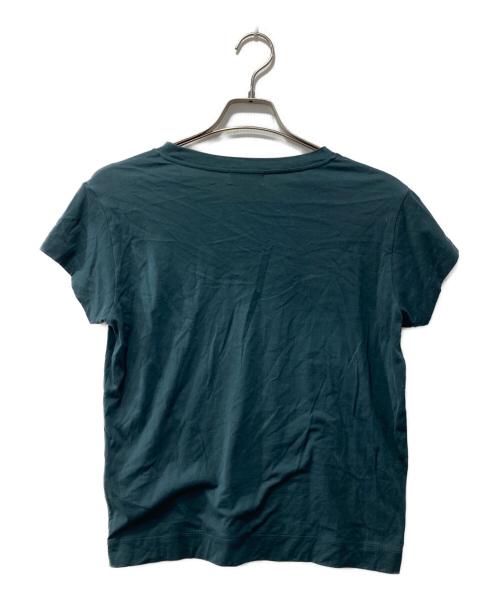 MARGARET HOWELL（マーガレットハウエル）MARGARET HOWELL (マーガレットハウエル) PLAIN COTTON JERSEY半袖カットソー グリーン サイズ:1の古着・服飾アイテム