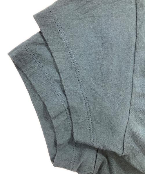 MARGARET HOWELL（マーガレットハウエル）MARGARET HOWELL (マーガレットハウエル) PLAIN COTTON JERSEY半袖カットソー グリーン サイズ:1の古着・服飾アイテム
